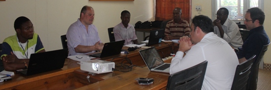 Presentation of Frogans technology to Yam-Pukri association in Burkina Faso